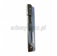 Zaczep kątowy zamka głównego KFV do drewna 250x15x25x3mm prawy